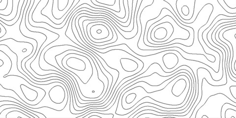 Obraz premium Abstract topographic map, White wave paper curved reliefs abstract background, topographic map pattern simple lines flat graphic design, white landscape with mountains and hills.