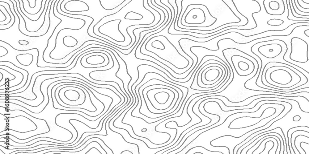 Poster topographic geographic mountain grid terrain map topo pattern wavy white line design, abstract patte