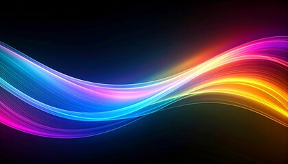 A multicolored light leak overlay with a rolling wave pattern, including subtle lens flare bursts and rainbow gradients moving diagonally
