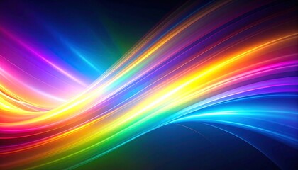A multicolored light leak overlay with a rolling wave pattern, including subtle lens flare bursts and rainbow gradients moving diagonally
