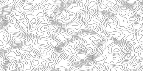 Abstract pattern black waves lines seamless pattern and topography map, white wave grid stripe line map topography, texture terrain lines and geometrics technology.