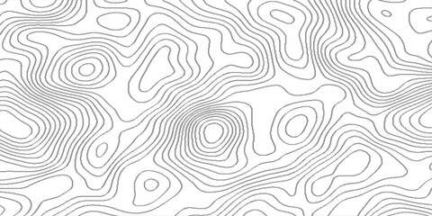 Fototapeta premium Modern design with White background with topographic, geographic mountain relief abstract lines background, wavy swirls background pattern for modern design.