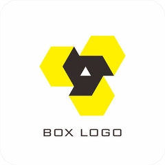 A set of editable vector box templates featuring isometric mockups, flat dieline layouts, and minimalist logo and icon designs. Ideal for product packaging, branding, and print use.