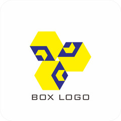 A set of editable vector box templates featuring isometric mockups, flat dieline layouts, and minimalist logo and icon designs. Ideal for product packaging, branding, and print use.
