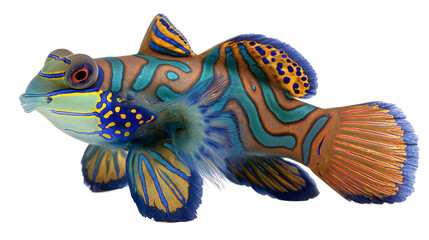 Fototapeta premium Vibrant tropical fish closeup