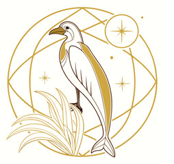 Elegant Birds Logo Design with Minimalist Style and Flying Silhouette

