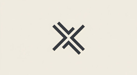 Obraz premium Minimal Vector Logo