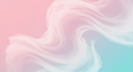 Fototapeta premium Cotton Candy Glow - Abstract Pastel Pink and Cyan Gradient Background for Web & Social Media 8