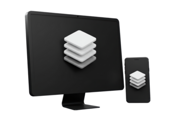 Isolated Computer and Phone with Data Layers