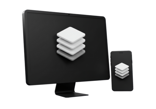 Isolated Computer and Phone with Data Layers