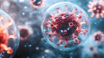 Virus infection cell pathogen microbiology science