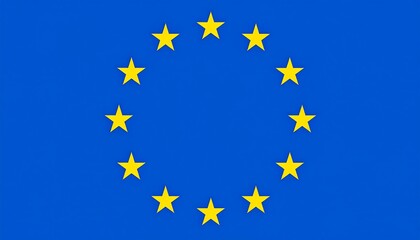 European Union flag, twelve gold stars