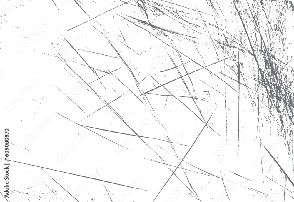 Poster chaotic scratched line texture background. abstract grunge surface with sharp linear strokes. distre