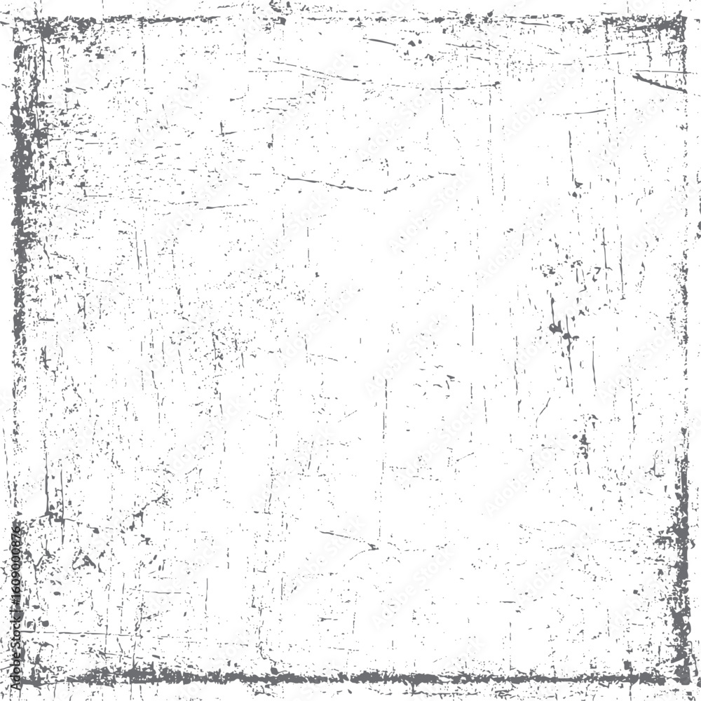 Poster distressed surface texture with grunge border. scratched vintage background frame. abstract old pape