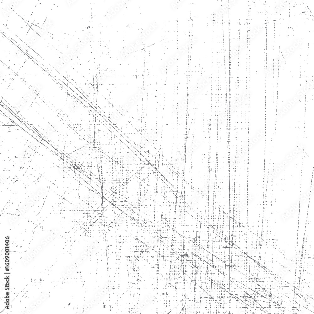 Poster distressed linear scratch texture overlay. abstract grunge background with crisscross lines. high re