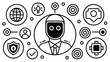 vector illustration of an abstract background