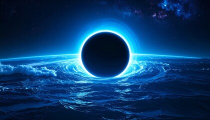 Cosmic void, swirling nebulae, celestial event