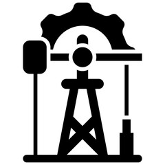 Obraz premium Oil Industry Icon