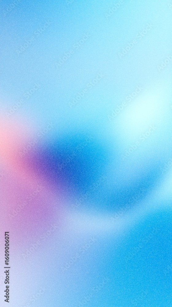Poster abstract soft focus background with gentle blue and pink hues blending seamlessly, creating a tranqu