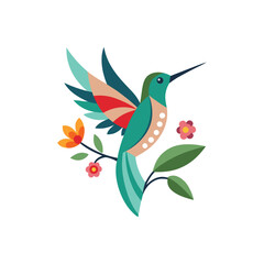 Obraz premium Minimal puppies wearing party hats icon vector illustration