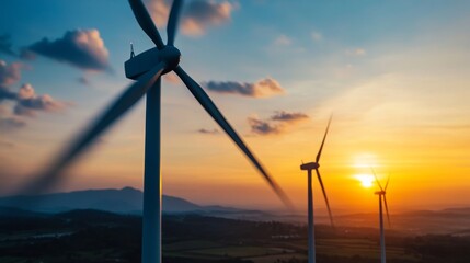 Digital dashboard showing wind power data from turbine sensors
