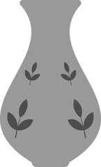 풀잎 무늬 도자기