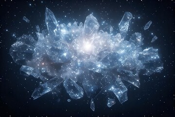 Crystal Galaxy in Deep Space-2