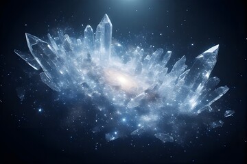 Crystal Galaxy in Deep Space-4