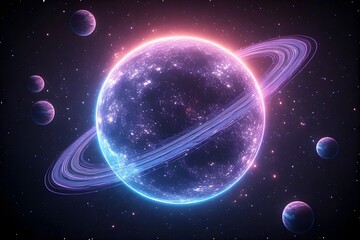 Glass Planets Orbiting a Neon Sun-1