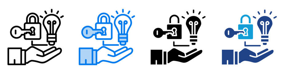 Synergy icon set multiple style collection