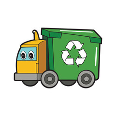 Vehicle Vector in Cartoon Style