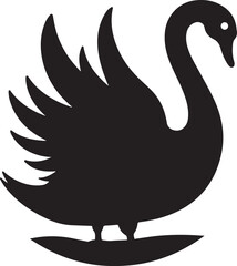 Abstract geometric silhouette shape isolated on transparent background