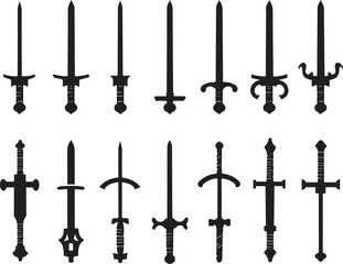 Abstract geometric shape silhouette isolated on transparent background