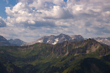 Alpine giants, view of the Alps from 1990m
