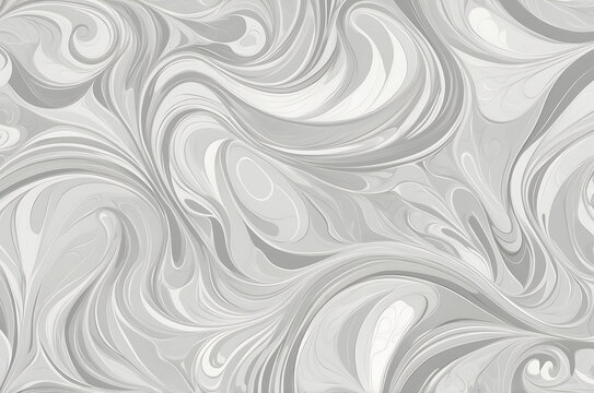 Abstract gray and white swirling pattern design