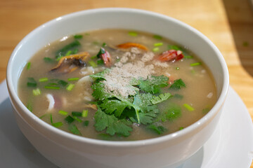 Mixed Seafood Rice Porridge