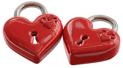heart shaped padlock