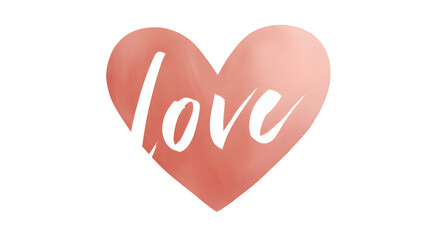 love logo isolated on white or transparent background