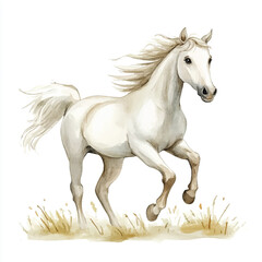 Obraz premium a cute animal of horse running
