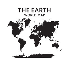 vector map of the world
