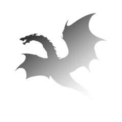 vector illustration of a dragon 