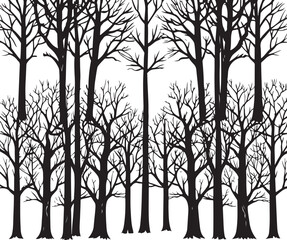 Abstract geometric silhouette with color accents isolated on transparent background