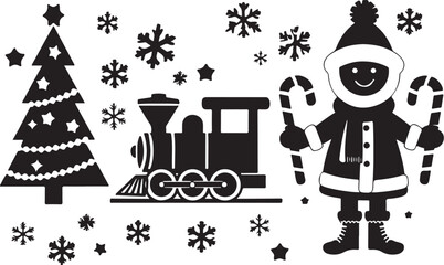 Abstract geometric shape silhouette isolated on transparent background