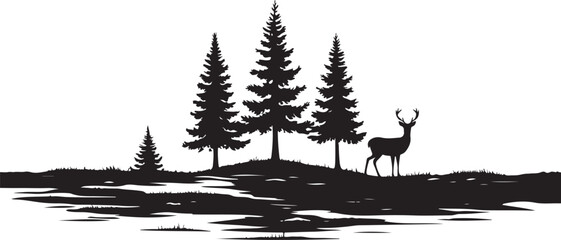 Abstract geometric shape silhouette isolated on transparent background