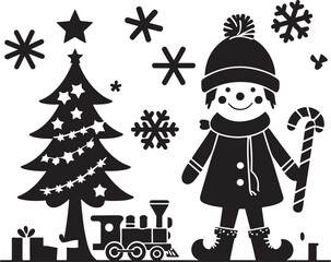 Abstract geometric shape silhouette isolated on transparent background