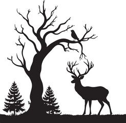 Abstract geometric shape silhouette isolated on transparent background