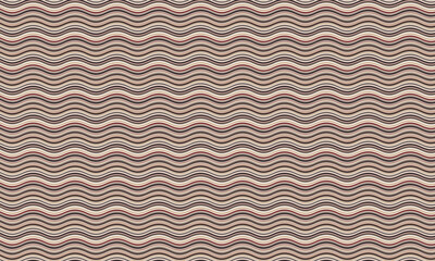 Colorful Wavy Line Pattern with Seamless Vibrant Flow