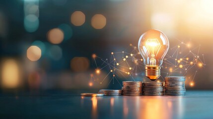 Innovative financial growth strategies business environment digital imagery urban setting conceptual viewpoint
