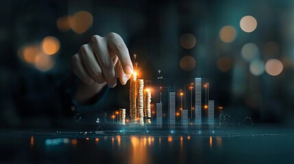 Investment strategies for financial growth business environment digital art professional viewpoint economic insights