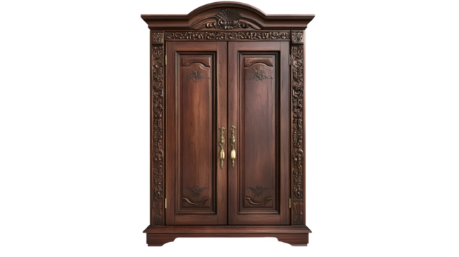 Ornate Wooden Cabinet